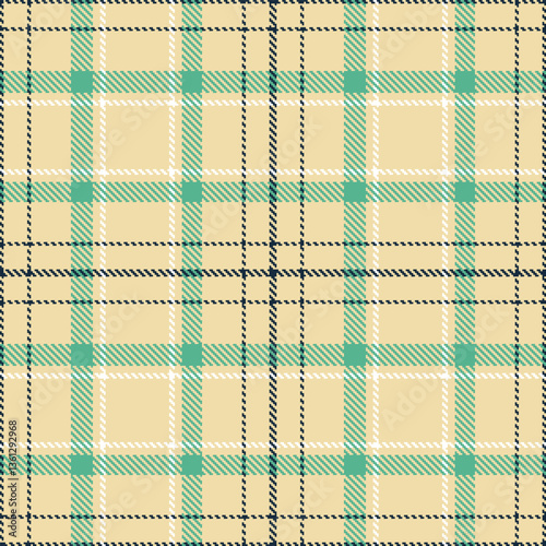 Modern Seamless Tartan in Deep Beige tones Textile Design Variant 1374