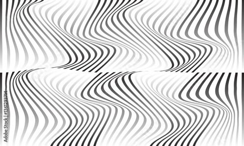 abstract gradient irregular line wave pattern design suitable for background.