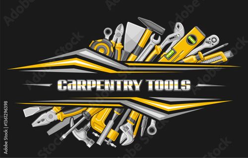 Vector Border for Carpentry Tools