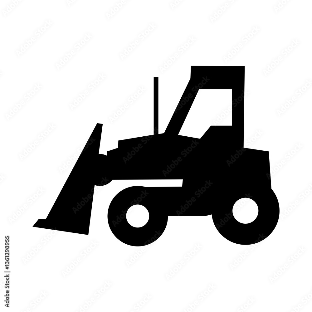 Naklejka premium bulldozer vector illustration