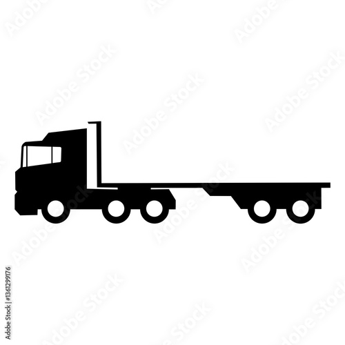 truck isolated on white