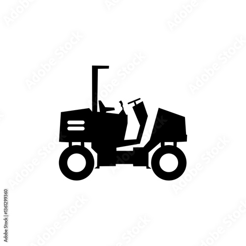 tractor isolated on white background