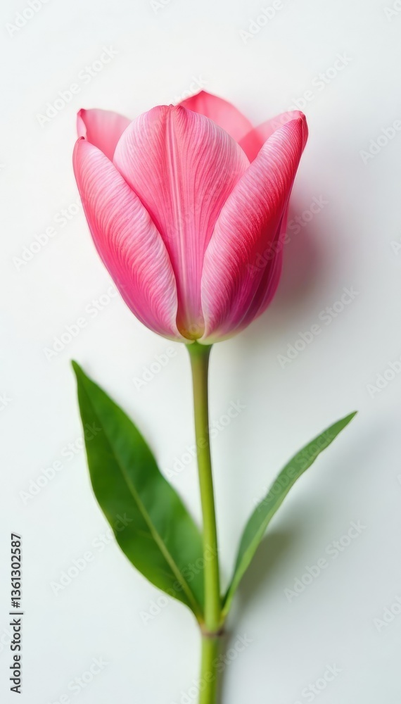 delicate flower petal unfolding on white background, bloom, nature delicate flower petal unfolding on white background, bloom, nature
