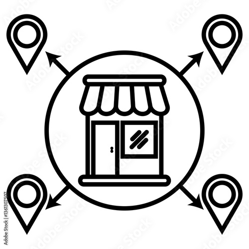 Franchise Line Icon