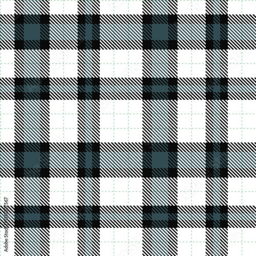 Modern Seamless Tartan in Warm White tones Textile Design Variant 1592