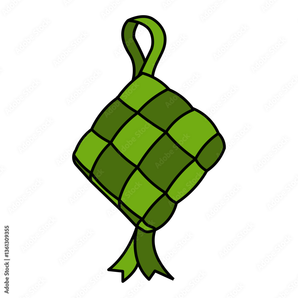 Obraz premium Ketupat Illustration