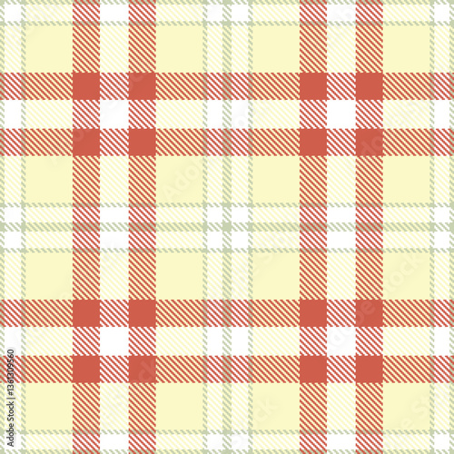Modern Seamless Tartan in Cool Beige tones Textile Design Variant 1624