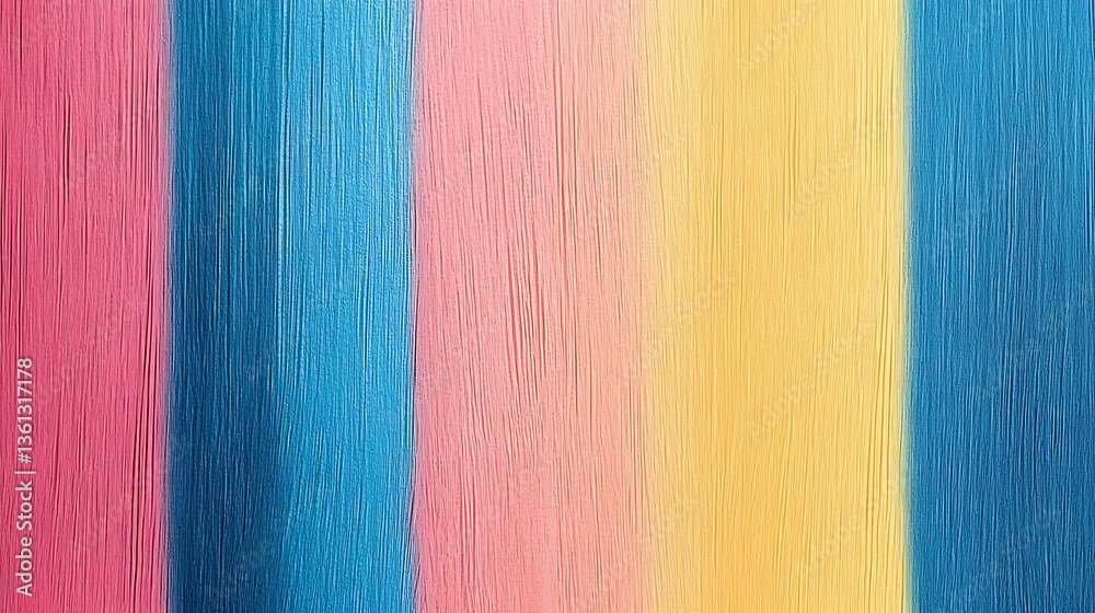Vibrant Vertical Stripes: A Digital Painting of Textured Color Blocks AI Generated Vibrant Vertical Stripes: A Digital Painting of Textured Color Blocks AI Generated