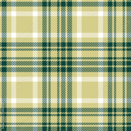 Modern Neon Beige Seamless Tartan Textile Design Variant 1729