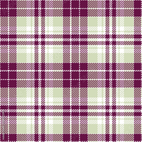 Modern Soft White Seamless Tartan Textile Design Variant 1823