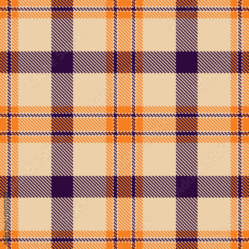 Modern Seamless Tartan in Soft White tones Textile Design Variant 1841