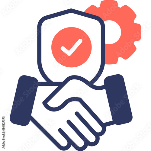 Process Reliability glyph color icon
