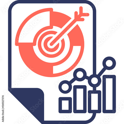 Data Accuracy glyph color icon