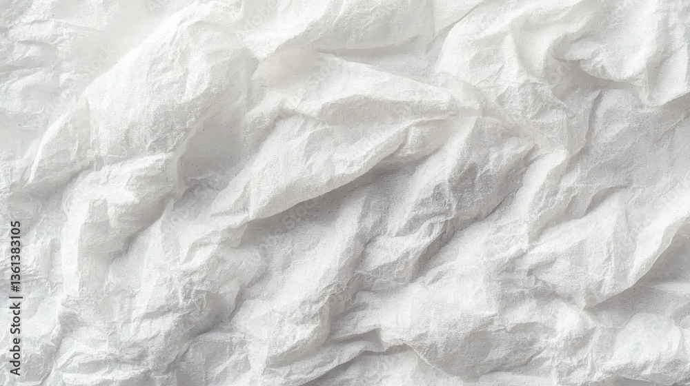 Textured white fabric close-up studio photography soft environment abstract concept for design inspiration Textured white fabric close-up studio photography soft environment abstract concept for design inspiration