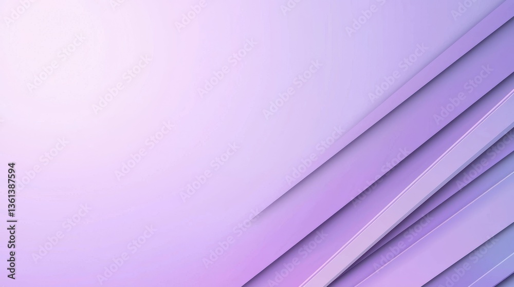 Fototapeta premium A minimalist purple design background featuring clean lines and soft gradients, suitable for a wide range of professional presentations and web designs.