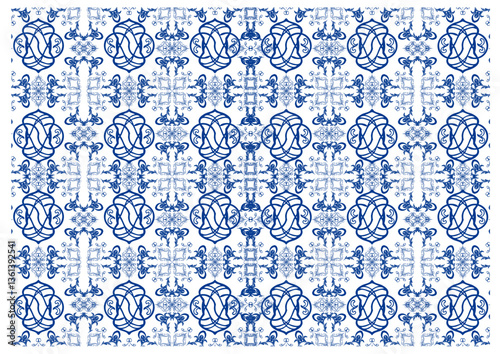 オリエンタルな模様3