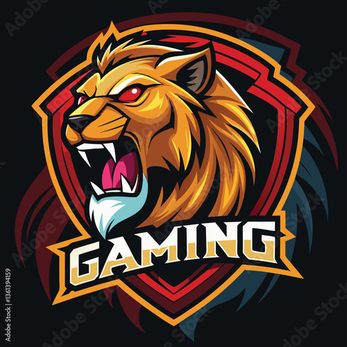 Lion Head Vector Esports Gaming