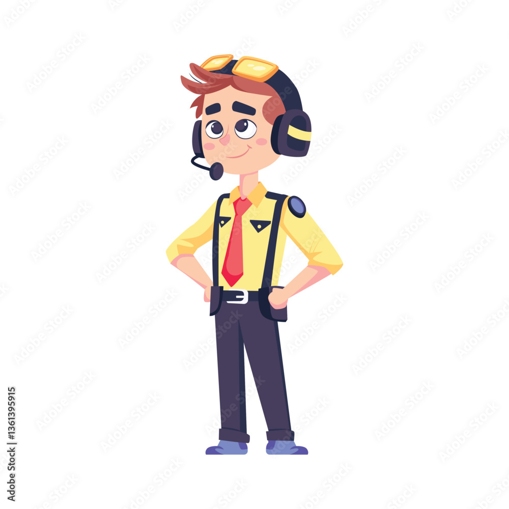 Traffic Controller Vector Style illustration. Eps 10 File Traffic Controller Vector Style illustration. Eps 10 File