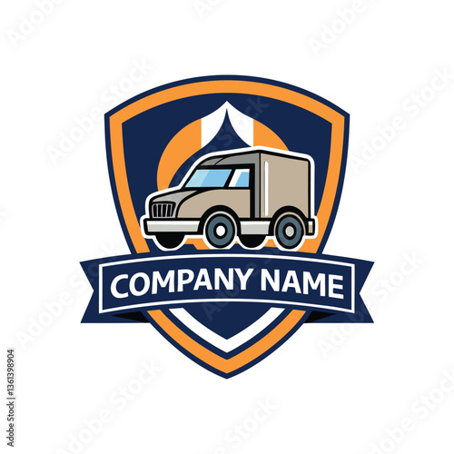 Truck company logo design