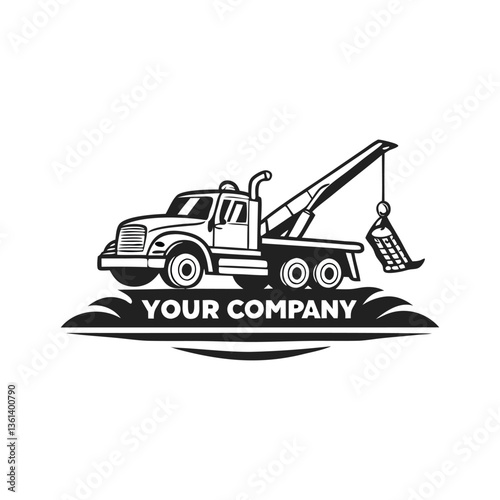 Truck company logo design