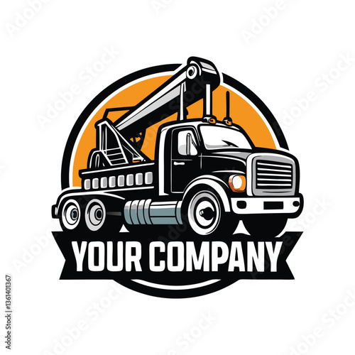 Truck company logo design