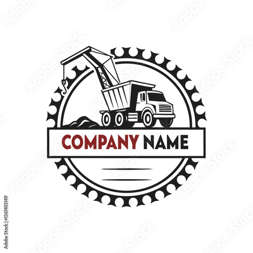 Truck company logo design