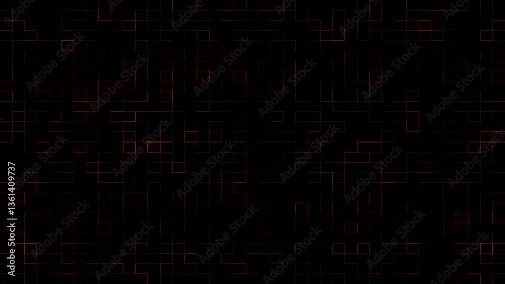 Technology abstract background with squares and lines movement, Technology digital cyberspace, Network, and internet connection, Digital matrix with geometric shape, Seamless loop Technology abstract background with squares and lines movement, Technology digital cyberspace, Network, and internet connection, Digital matrix with geometric shape, Seamless loop