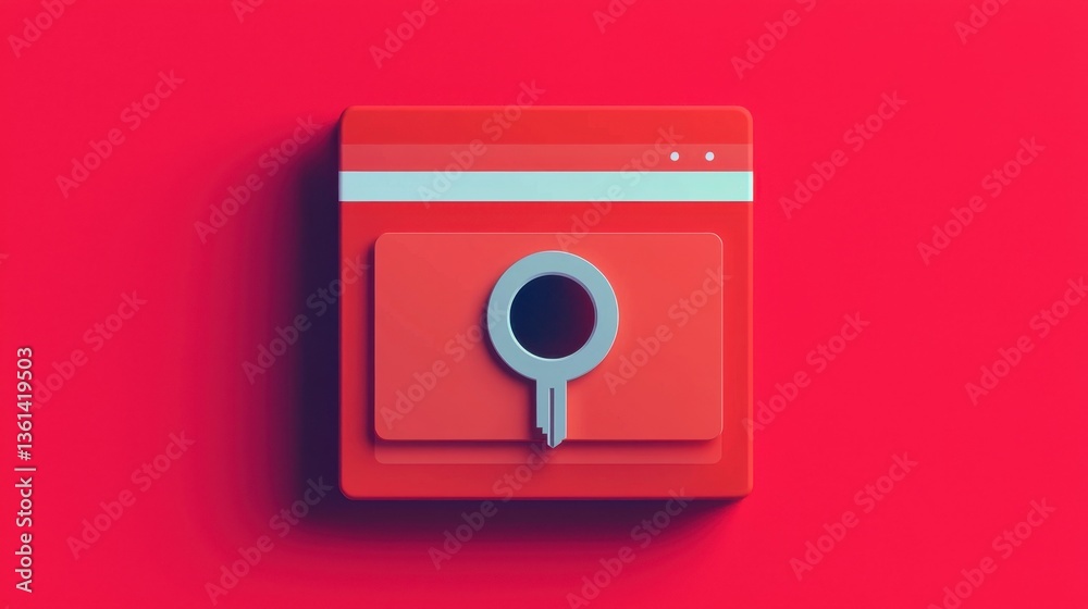 incognito mode security technology concept. Iconic red washing machine illustration with a simple design. incognito mode security technology concept. Iconic red washing machine illustration with a simple design.