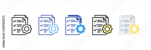Preparation Multi Style Icon Set
