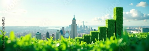 An ESG icon concept highlights the connection between environment, society, and governance in sustainable and ethical business practices.