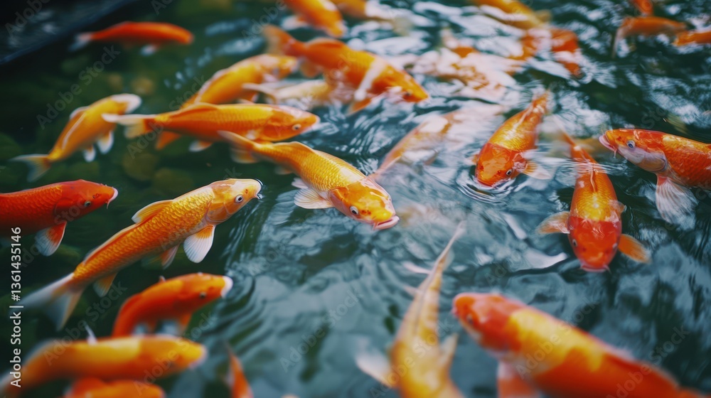 Koi Pond Garden Tranquility Koi Pond Garden Tranquility