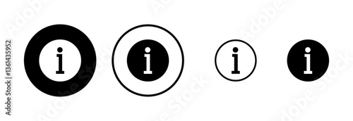 Information sign icon logo design. about us sign and symbol. question mark icon
