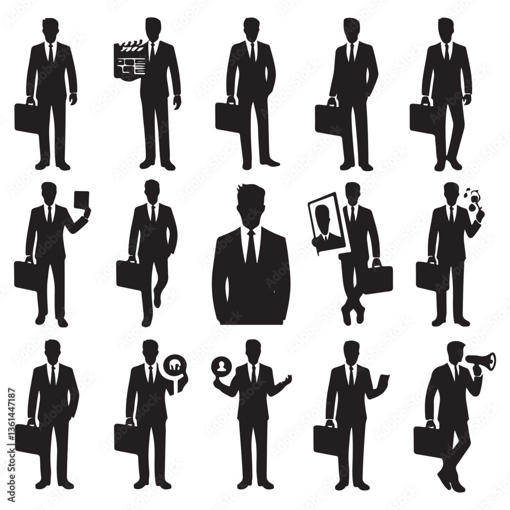 man vector silhouette. Business man vector silhouette man vector silhouette. Business man vector silhouette
