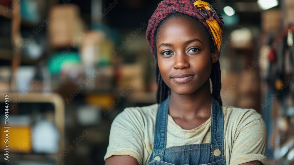 Fototapeta premium A person working to build a more just and equitable economy.