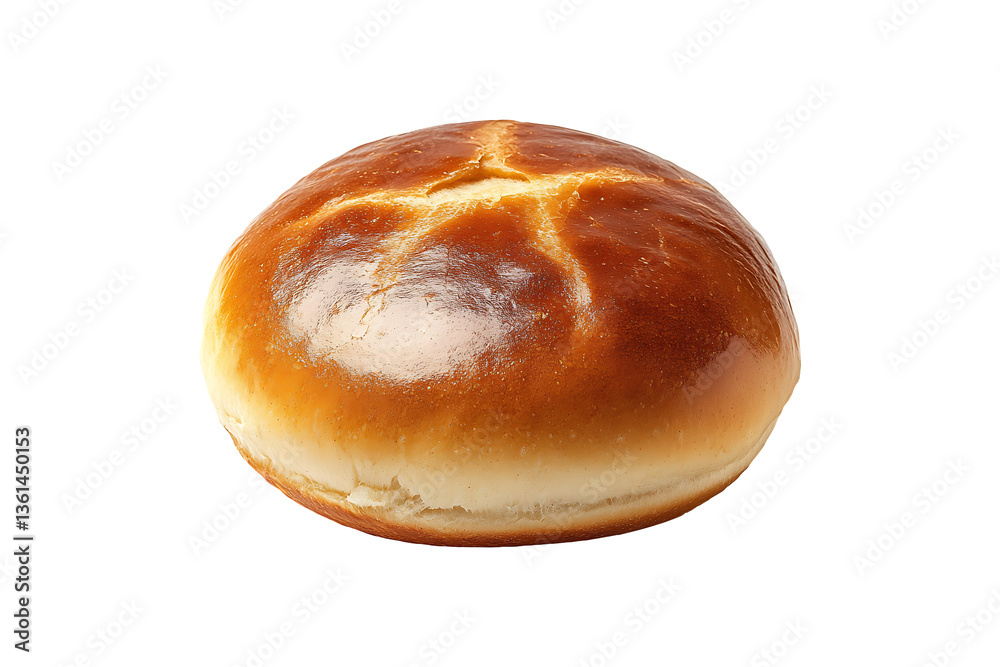 Hamburger bun isolated on transparent background. Hamburger bun isolated on transparent background.