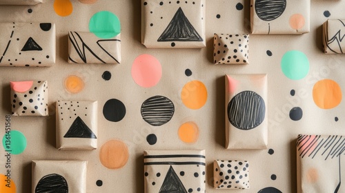 Geometrically Gift-Wrapped Presents: A Festive Pattern