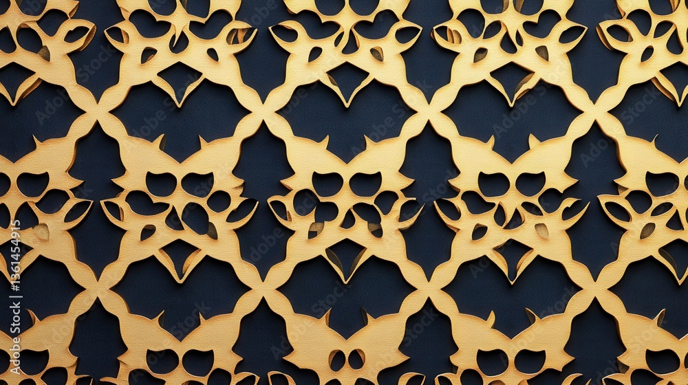 Decorative Golden Arabesque Pattern for Elegant Designs Decorative Golden Arabesque Pattern for Elegant Designs