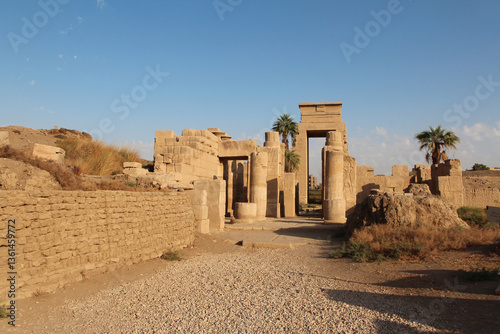 Obraz na plátne Precinct of Montu of Karnak Temple Complex, Luxor, Egypt
