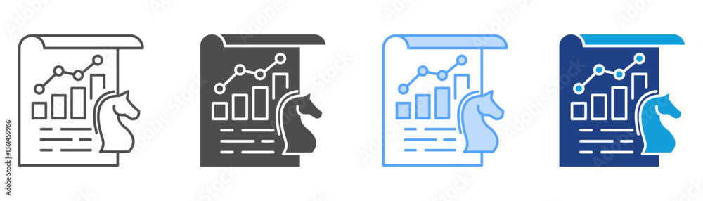 Strategic Insight Icon Set Multiple Style Collection Strategic Insight Icon Set Multiple Style Collection