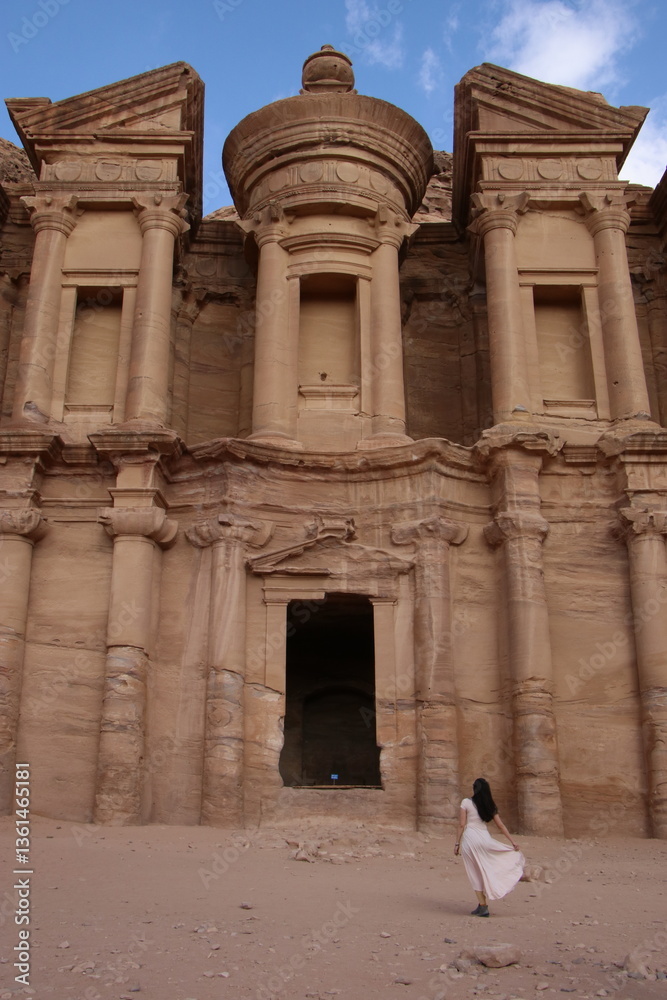 The amazing monastery in Petra, Jordan.