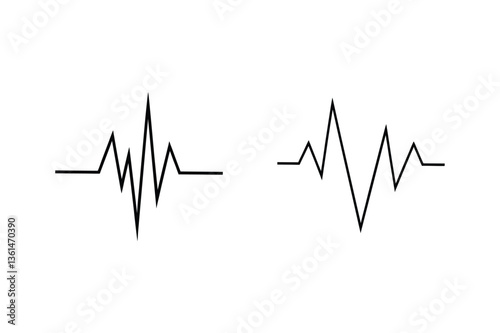 ECG Waveforms Normal and Abnormal Heartbeat Signals
