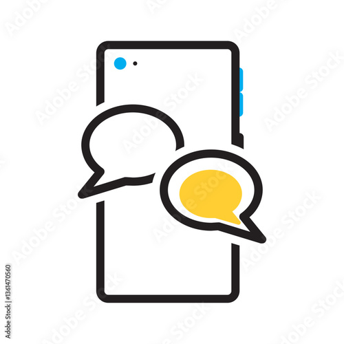 Vector multi color icon for Sms