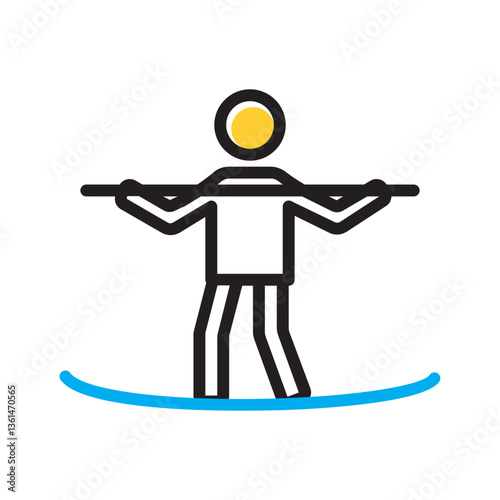 Vector multi color icon for Risk