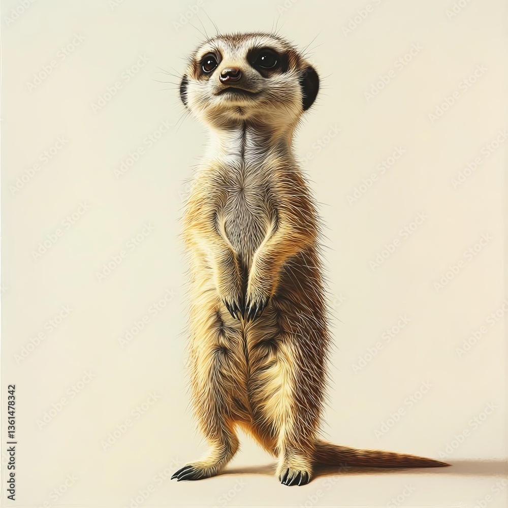Fototapeta premium meerkat on the lookout