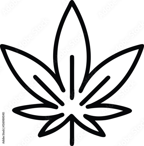 a cannabis leaf icon