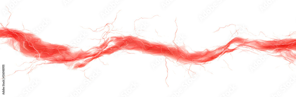 custom made wallpaper toronto digitalRed Electric Current Isolated on white and transparent background. PNG