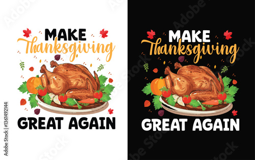 Thanksgiving T-Shirt Design photo