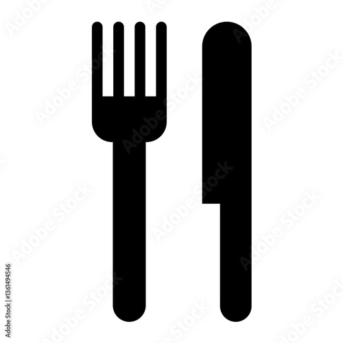 Fork and knife icon