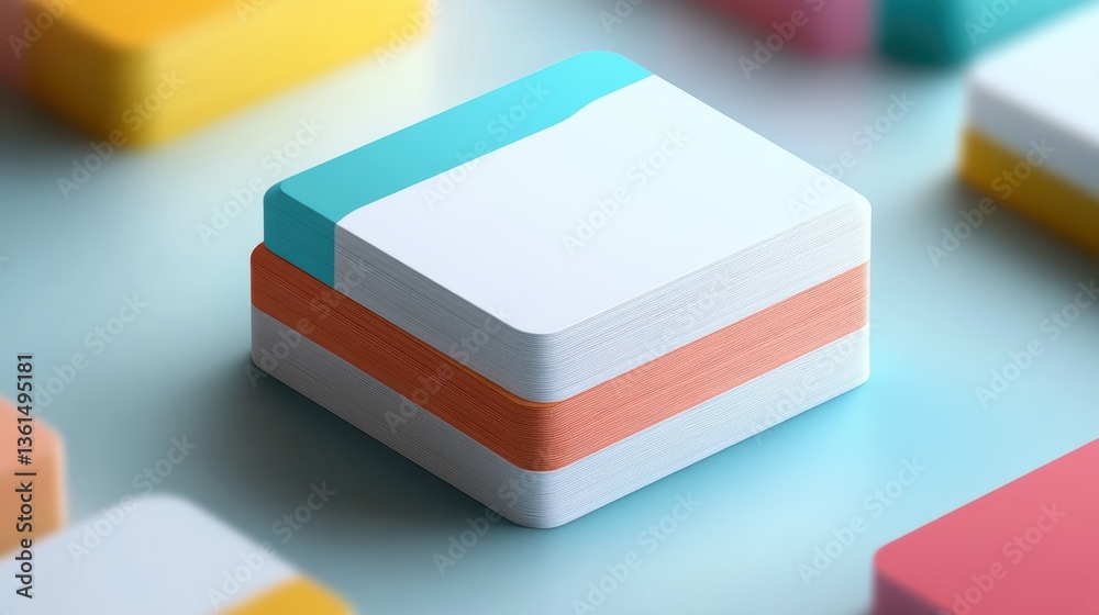 A business card design with a custom illustration. A business card design with a custom illustration.