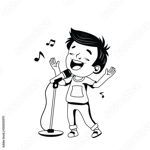Passionate Vector Style Outline illustration. Eps 10 File 